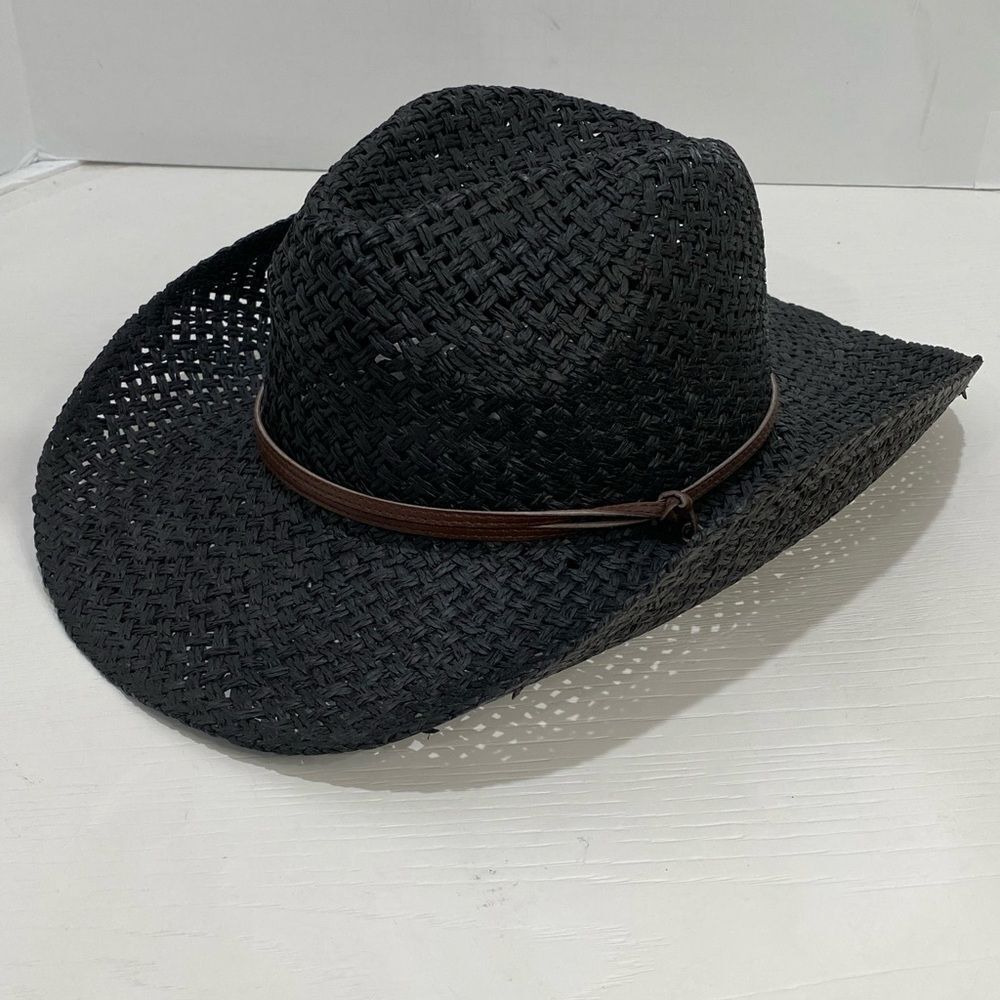 Simplicity Black and Brown Cowboy Hat Classic Western Style